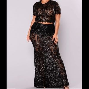 Annemarie Sequin Dress Set